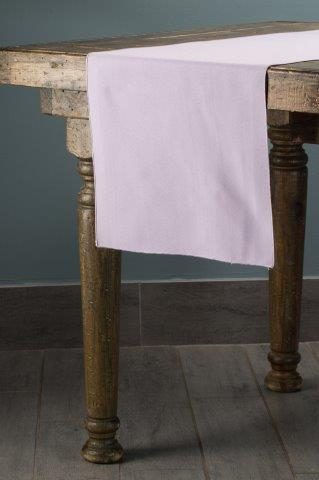 Classic Solid Lilac table runner